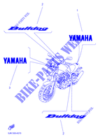 EMBLEME / ETIQUETTE pour Yamaha BT1100 de 2006