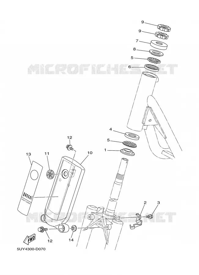 DIRECTION Yamaha SCOOTER ELECTRIC 2005 PASSOL  EA06 PASSOL
