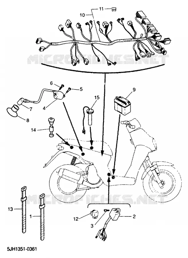 ELECTRIQUE 2 Yamaha SCOOTER 50 2000 STUNT  EW50