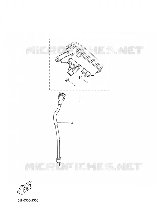 COMPTEUR  Yamaha SCOOTER 50 2003 SLIDER  EW50