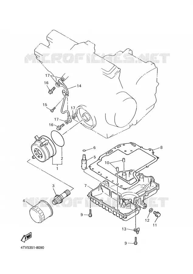 RADIATEUR D'HUILE / ECHANGEUR Yamaha MOTO 600 2000 THUNDERCAT  YZF600R