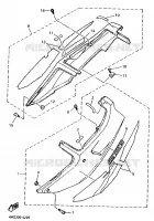 COUVERCLE LATERAL pour Yamaha YZF750R de 1994