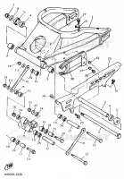 BRAS ARRIERE pour Yamaha YZF750R de 1994