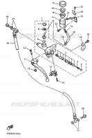 MAITRE CYLINDRE AVANT 2 pour Yamaha YZF750R de 1994