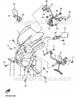 CARENAGES 1  pour Yamaha YZF750R de 1994