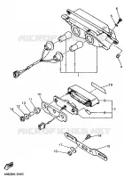 FEU ARRIERE pour Yamaha YZF750R de 1994