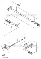 AXE DE SELECTEUR / PEDALE pour Yamaha YZF750R de 1996
