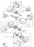 CLIGNOTANT pour Yamaha YZF750R de 1996