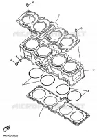 CYLINDRE pour Yamaha YZF750R de 1996