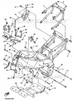 CADRE pour Yamaha YZF750R de 1996