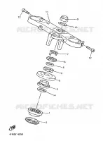 DIRECTION pour Yamaha YZF750R de 1996