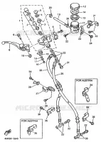 MAITRE CYLINDRE AVANT pour Yamaha YZF750R de 1996