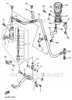 MAITRE CYLINDRE DE FREIN ARRIERE pour Yamaha YZF750R de 1996