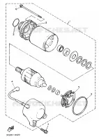 DEMARREUR pour Yamaha YZF750R de 1996