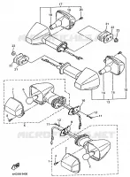 CLIGNOTANT pour Yamaha YZF750R de 1996