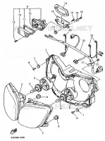 PHARE  pour Yamaha YZF750R de 1996