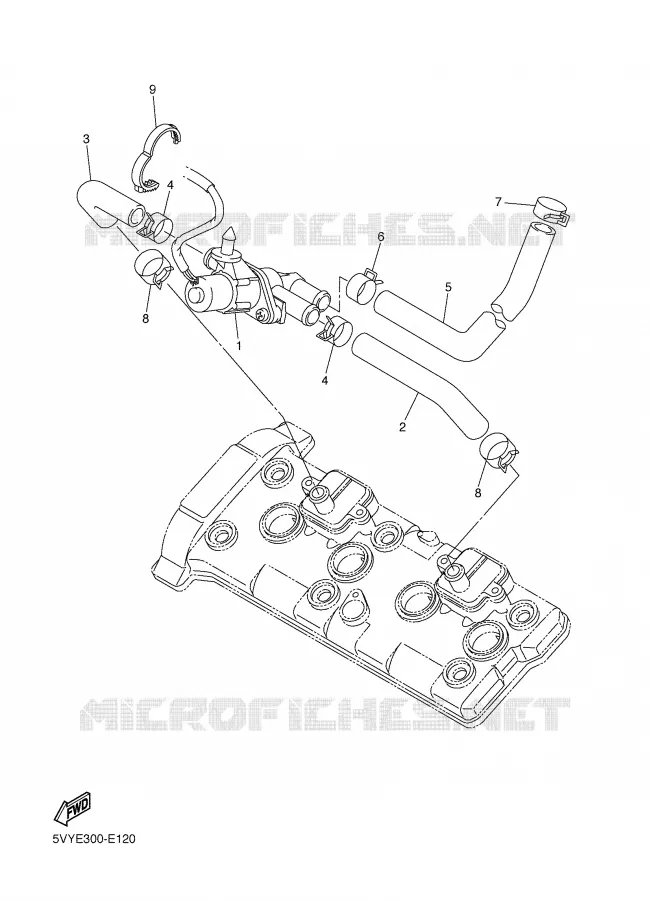 SYSTÈME D'ADMISSION D'AIR AIS Yamaha MOTO 1000 2006 R1  YZF-R1