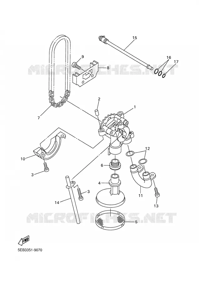 POMPE A HUILE Yamaha MOTO 600 2000 R6  YZF-R6