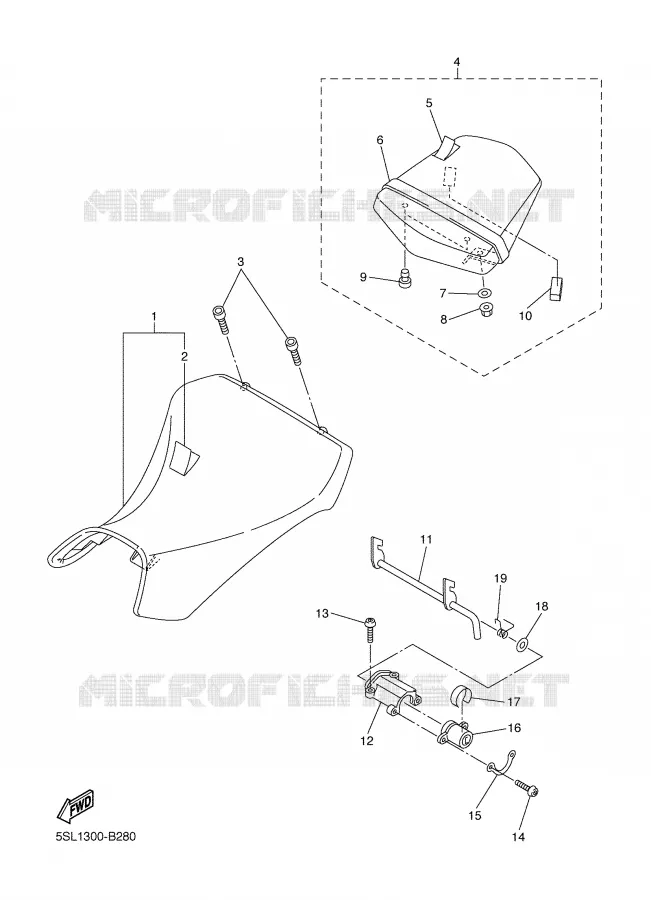 SELLE Yamaha MOTO 600 2005 R6  YZF-R6T