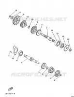TRANSMISSION pour Yamaha FS1 de 1988