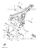 CADRE pour Yamaha FS1 de 1988