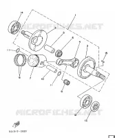 VILEBREQUIN / PISTON pour Yamaha FS1 de 1988