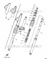 FOURCHE pour Yamaha FS1 de 1988