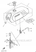RESERVOIR A ESSENCE pour Yamaha FS1 de 1988