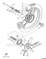 ROUE AVANT pour Yamaha FS1 de 1988