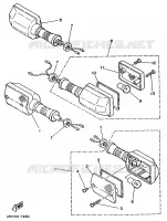 CLIGNOTANT pour Yamaha FS1 de 1988
