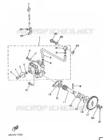 POMPE A HUILE pour Yamaha FS1 de 1988