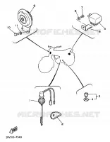 PARTIE ELECTRIQUE 2 pour Yamaha FS1 de 1988
