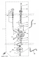 CARBURATEUR pour Yamaha FS1 de 1988