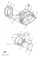 CARTER   MOTEUR 1 pour Yamaha FS1 de 1988