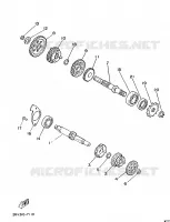 TRANSMISSION pour Yamaha FS1 de 1988