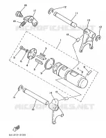 BARILLET DE SELECTION / FOURCHETTES pour Yamaha FS1 de 1988