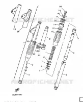 FOURCHE pour Yamaha FS1 de 1988