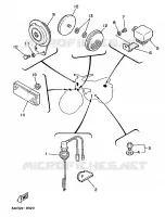PARTIE ELECTRIQUE 2 pour Yamaha FS1 de 1988