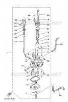 CARBURATEUR pour Yamaha FS1 de 1988