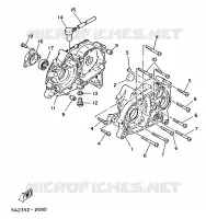 CARTER MOTEUR pour Yamaha FS1 de 1988