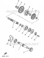 TRANSMISSION pour Yamaha FS1 de 1988