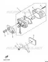 FEU ARRIERE pour Yamaha FS1 de 1988