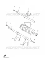 BARILLET DE SELECTION / FOURCHETTE pour Yamaha FZ1NA de 2008