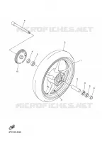 ROUE AVANT pour Yamaha FZ1NA de 2008