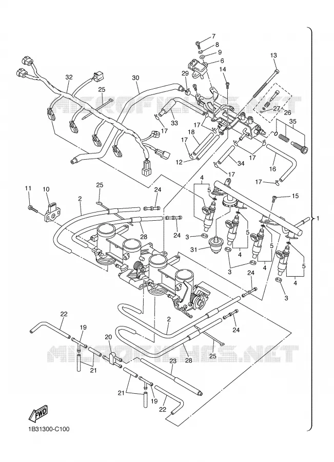 ADMISSION 2 Yamaha MOTO 600 2004 FZ6  FZ6-N