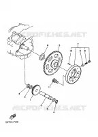 EMBRAYAGE DE DEMARREUR pour Yamaha YFB250 de 1997