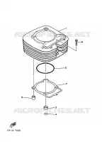 CYLINDRE pour Yamaha YFM350FW de 1997
