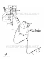 GUIDON ET CABLES pour Yamaha YFM350FW de 1997