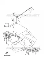 SUPPORT / REPOSE PIEDS pour Yamaha YFM350FW de 1997