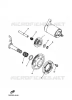 EMBRAYAGE DE DEMARREUR pour Yamaha YFM350X de 1997